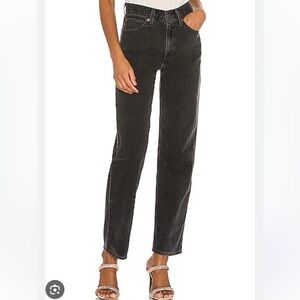 Levi's Women's Black Dad Jeans